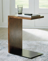 Bay Furniture Gallery - Ashley Furniture - Wimshaw Accent Table - Accent Table / Brown/Black - A4000618